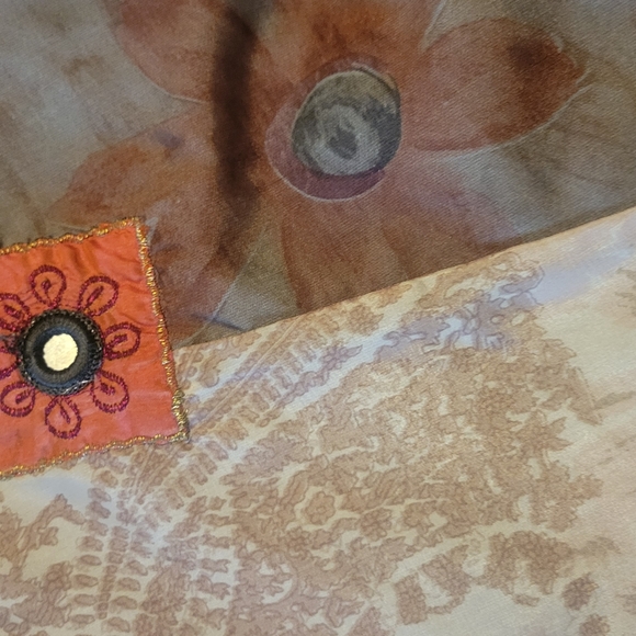 Shimmery Light Boho Hippie skirt - Picture 2 of 13